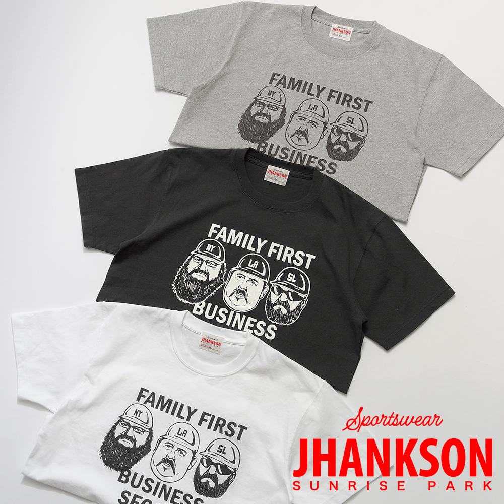 【JHANKSON ジャンクソン】S/S Tee FAMILY FIRST ファミリーファースト